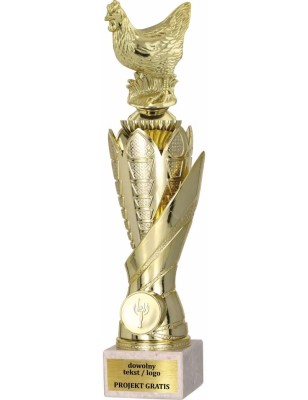 Zestaw pucharów S630 z figurką HODOWLA ZWIERZĄT Kura 36-33-30 cm A149
