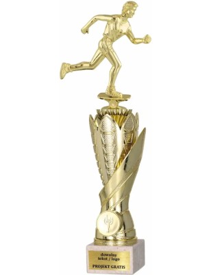 Zestaw pucharów S630 z figurką BIEGI Kobiet 37-34-31 cm A38