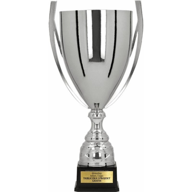 Srebrny puchar sportowy z uszami – grawer gratis Srebrny puchar sportowy z uszami – grawer gratis