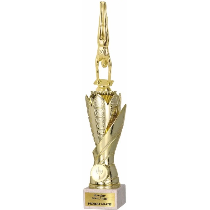 Puchar S630 z figurką GIMNASTYKA A48 Puchar S630 z figurką GIMNASTYKA A48