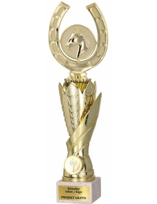 Zestaw pucharów S630 z figurką JEŹDZIECTWO 36-33-30 cm A63