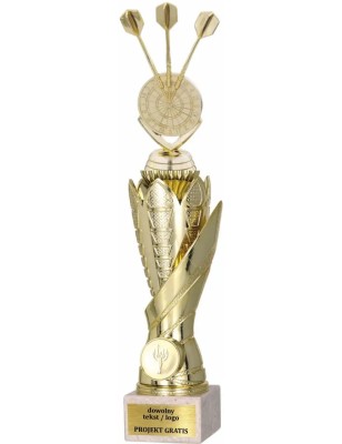 Zestaw pucharów S630 z figurką RZUTKI Dart 36-33-30 cm A260