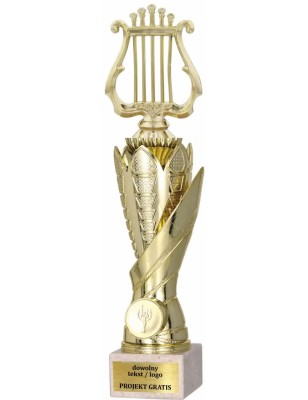 Zestaw pucharów S630 z figurką MUZYKA 34-31-28 cm A264