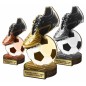 Zestaw statuetek złoto/srebro/brąz PIŁKA NOŻNA 30-25-22cm Zestaw statuetek złoto/srebro/brąz PIŁKA NOŻNA 30-25-22cm
