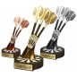 Zestaw statuetek złoto/srebro/brąz RZUTKI Dart 30-25-22cm Zestaw statuetek złoto/srebro/brąz RZUTKI Dart 30-25-22cm