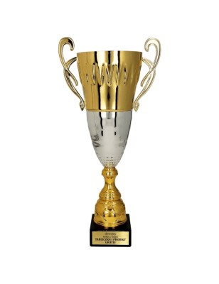 Puchar sportowy 2078 Złoto-srebrny 3 wysokości