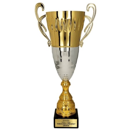 Puchar sportowy 2078 Złoto-srebrny 3 wysokości