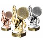 Zestaw statuetek złoto/srebro/brąz MUZYKA 30-25-22cm Zestaw statuetek złoto/srebro/brąz MUZYKA 30-25-22cm