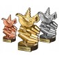 Zestaw statuetek złoto/srebro/brąz EDUKACJA 30-25-22cm Zestaw statuetek złoto/srebro/brąz EDUKACJA 30-25-22cm