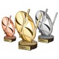 Zestaw statuetek złoto/srebro/brąz RUGBY 30-25-22cm Zestaw statuetek złoto/srebro/brąz RUGBY 30-25-22cm
