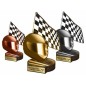 Zestaw statuetek złoto/srebro/brąz MOTOSPORT 30-25-22cm Zestaw statuetek złoto/srebro/brąz MOTOSPORT 30-25-22cm