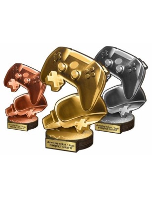 Zestaw statuetek złoto/srebro/brąz E-SPORT 30-25-22cm
