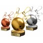 Zestaw statuetek złoto/srebro/brąz BOWLING Kręgle 22-19-16cm Zestaw statuetek złoto/srebro/brąz BOWLING Kręgle 22-19-16cm
