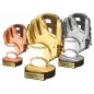 Zestaw statuetek złoto/srebro/brąz BASEBALL 22-19-16cm Zestaw statuetek złoto/srebro/brąz BASEBALL 22-19-16cm
