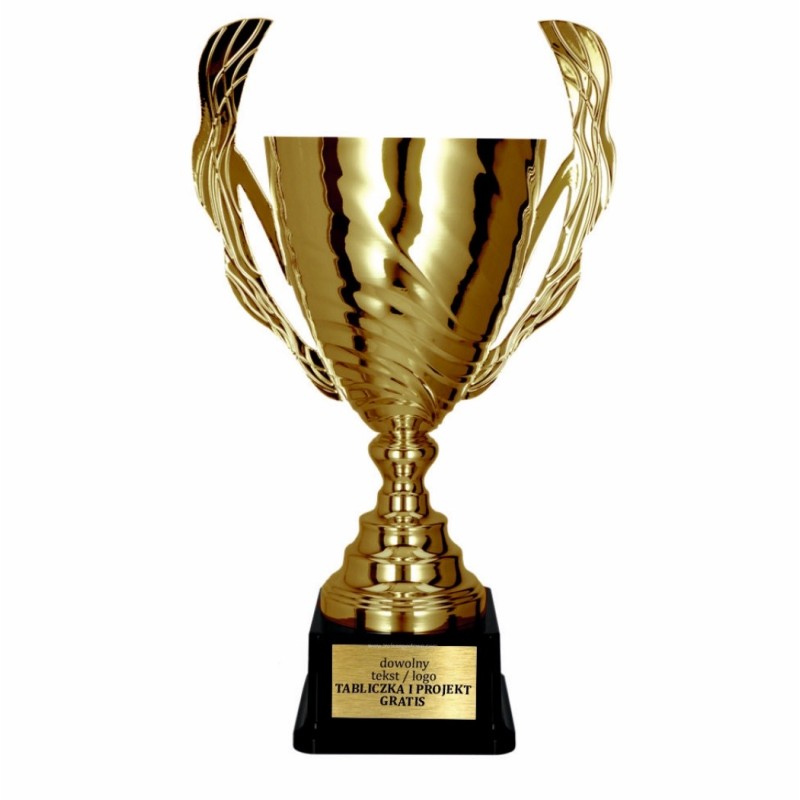 Puchar 2100 złoty o klasycznej formie z personalizacją