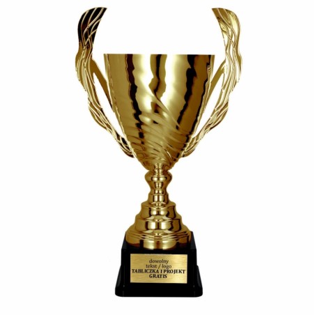 Puchar 2100 złoty o klasycznej formie z personalizacją