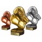 Zestaw statuetek złoto/srebro/brąz BOKS 22-19-16cm Zestaw statuetek złoto/srebro/brąz BOKS 22-19-16cm