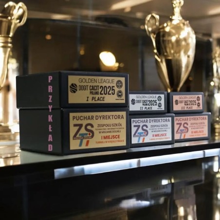 Zestaw statuetek złoto/srebro/brąz KRYKIET 22-19-16cm
