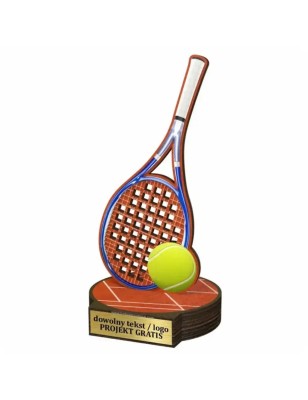 Komplet statuetek z drewna TENIS ZIEMNY 30-25-22cm