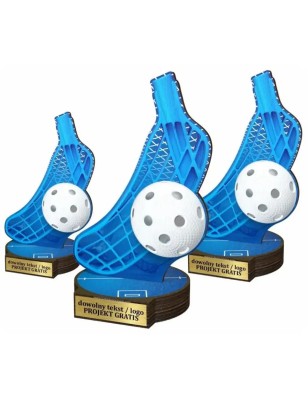 Komplet statuetek z drewna UNIHOKEJ 30-25-22cm