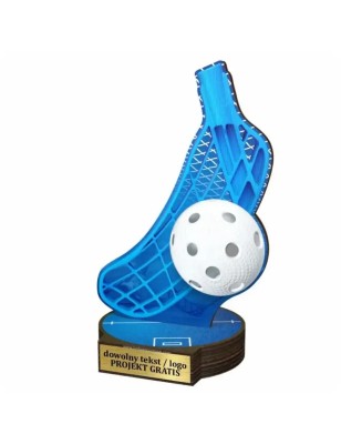 Komplet statuetek z drewna UNIHOKEJ 30-25-22cm