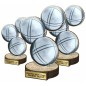 Komplet statuetek z drewna BOULE Bule Petanque 30-25-22cm Komplet statuetek z drewna BOULE Bule Petanque 30-25-22cm