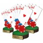 Komplet statuetek z drewna GRY KARCIANE 30-25-22cm Komplet statuetek z drewna GRY KARCIANE 30-25-22cm