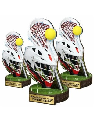 Komplet statuetek z drewna LACROSSE 30-25-22cm