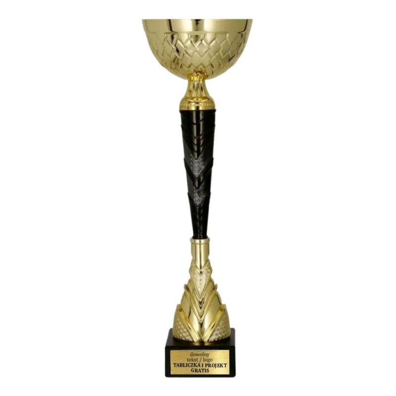 Nowoczesny Puchar 9299 w złoto-czarnej odsłonie