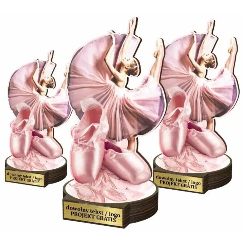 Komplet statuetek z drewna TANIEC Balet 30-25-22cm Komplet statuetek z drewna TANIEC Balet 30-25-22cm
