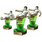 Komplet statuetek z drewna PIŁKA NOŻNA Napastnik 30-25-22cm Komplet statuetek z drewna PIŁKA NOŻNA Napastnik 30-25-22cm