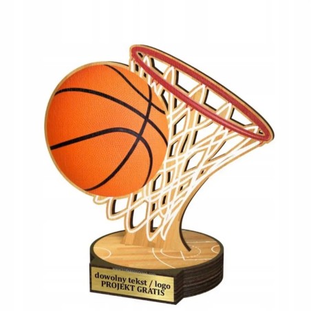 Komplet statuetek z drewna KOSZYKÓWKA 30-25-22cm