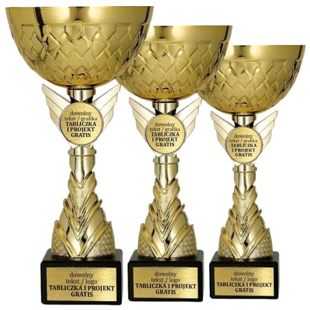 9304 – dekoracyjny puchar z medalionem 25 mm