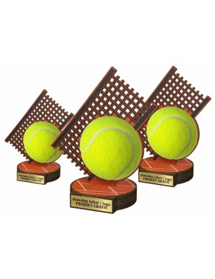 Komplet statuetek z drewna TENIS ZIEMNY 30-25-22cm