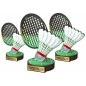 Komplet statuetek z drewna BADMINTON 30-25-22cm Komplet statuetek z drewna BADMINTON 30-25-22cm