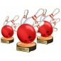 Komplet statuetek z drewna BOWLING Kręglarstwo 30-25-22cm Komplet statuetek z drewna BOWLING Kręglarstwo 30-25-22cm