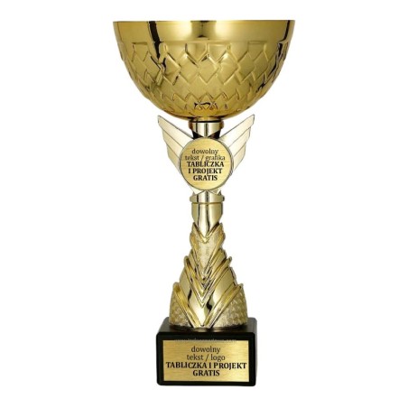 9304 – dekoracyjny puchar New 2026 z medalionem 25 mm