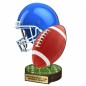 Komplet statuetek z drewna FUTBOL AMERYKAŃSKI 30-25-22cm Komplet statuetek z drewna FUTBOL AMERYKAŃSKI 30-25-22cm