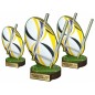 Komplet statuetek z drewna RUGBY 30-25-22cm Komplet statuetek z drewna RUGBY 30-25-22cm