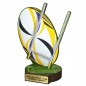 Komplet statuetek z drewna RUGBY 30-25-22cm Komplet statuetek z drewna RUGBY 30-25-22cm