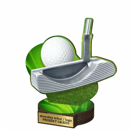 Komplet statuetek z drewna GOLF 30-25-22cm