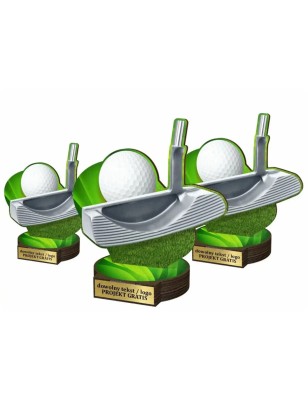 Komplet statuetek z drewna GOLF 30-25-22cm