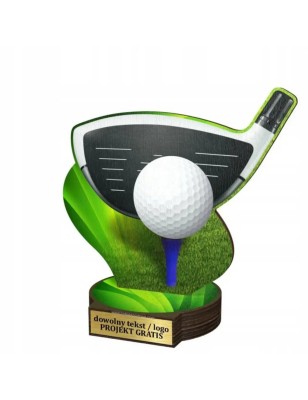 Komplet statuetek z drewna GOLF 30-25-22cm