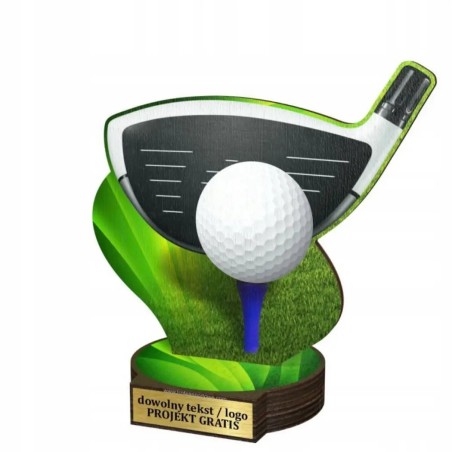 Komplet statuetek z drewna GOLF 30-25-22cm