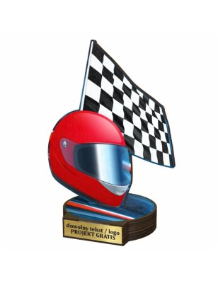 Komplet statuetek z drewna MOTOSPORT 30-25-22cm