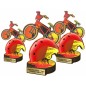 Komplet statuetek z drewna KOLARSTWO Wyczynowe BMX 30-25-22cm Komplet statuetek z drewna KOLARSTWO Wyczynowe BMX 30-25-22cm