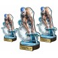 Komplet statuetek z drewna PŁYWACTWO Mężczyzn 30-25-22cm Komplet statuetek z drewna PŁYWACTWO Mężczyzn 30-25-22cm