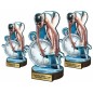 Komplet statuetek z drewna PŁYWACTWO Kobiet 30-25-22cm Komplet statuetek z drewna PŁYWACTWO Kobiet 30-25-22cm