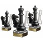 Komplet statuetek z drewna SZACHY 30-25-22cm Komplet statuetek z drewna SZACHY 30-25-22cm