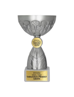 Puchar sportowy 9307 New 2026 w srebrnej odsłonie